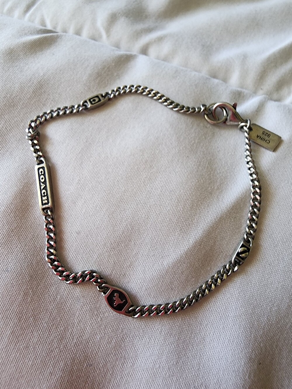 Coach Sterling Silver Bracelet